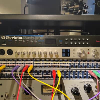 Oberheim Matrix 1000 Rackmount 6-Voice Synthesizer 1987 - Black