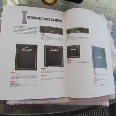 Marshall Amplifier Catalog With Price List From Japan Cool Marshall Amplifier Catalog W/Pricelist In Japanese image 4