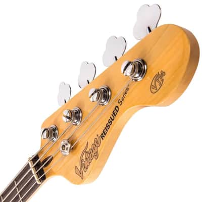 Vintage VJ74 ReIssued Bass - Sunset Sunburst (VJ74SSB) image 9