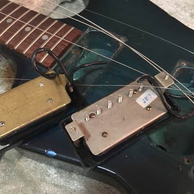 1982 Dean ML USA Baby Series Blueburst 24 3/4” Scale Floyd Rose Original Mod Rare Model image 22