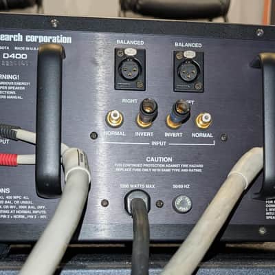 Audio Research D-400 Stereo Power Amplifier – 200WPC, Solid State, With Original Box image 7
