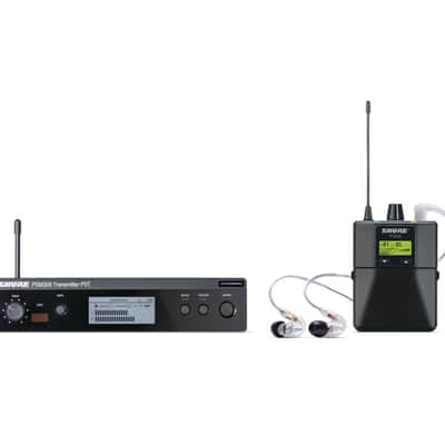 Mint Shure P3TRA215CL PSM 300 Series Wireless In-Ear Monitor System with SE215-CL Earphones - 518-542 MHZ image 1
