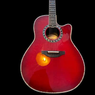 Ovation C2079AX-CCB Custom Legend Cherry Burst Elektro-Akustikgitarre 2012–2018 - Cherry Burst image 2
