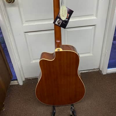 Returned Kona acoustic electric guitar sunburst KSP1CESB image 4
