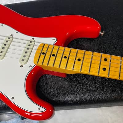 NEW! Fender Custom Shop Special Run '69 Stratocaster NOS Finish - Handwound P/U's - Ferrari Red - Reverse Matching Headstock - 8 lbs - Authorized Dealer - One OFF! SUPRE RARE! G06974 image 2