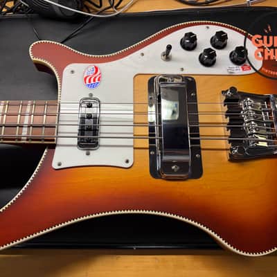 2023 Rickenbacker 4003 Satin Autumnglo | Checkerboard Binding | OHSC | Rare image 13