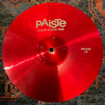 Paiste 12" Color Sound 900 Red Splash Cymbal image 1