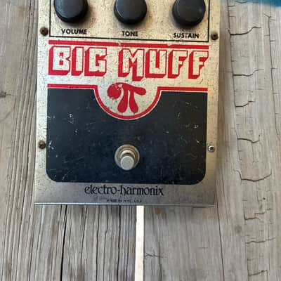 Electro-Harmonix Big Muff Pi V5 (Op Amp Tone Bypass) 1979 - Silver vintage electric guitar pedal image 6