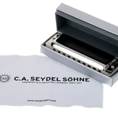 Seydel 1847 SILVER Harmonica, Key of D. Brand New with Full Warranty! image 14