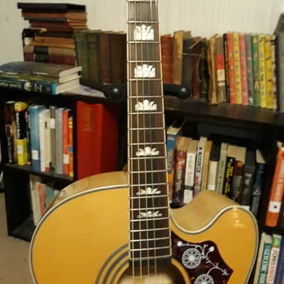 Epiphone EJ-200SCE Natural blonde / 2022 image 4