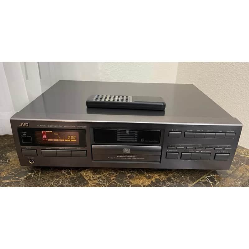 JVC XL-M409 6+1 Compact Disc Changer CD Player W Magazine & Remote. Tested! JVC XL-M409 6+1 Compact Disc Changer CD Player W Magazine & Remote. Tested! image 1