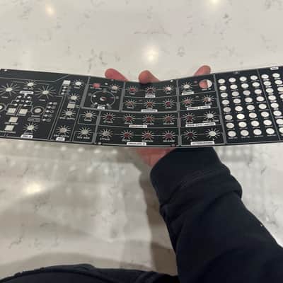 Behringer Neutron Overlay - Black/White Acrylic Engraved on Plastic