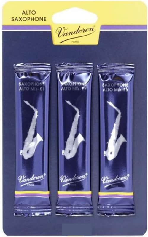 Vandoren Vandoren Alto Sax Reed Triple Pack, Gauge 3 , Gauge 3,