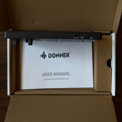 Donner MIDI Pad Beat Maker Machine Professional, Drum Machine with 16 Beat Pads, 2 Assignable Fader & Knobs and Music Production Software image 2