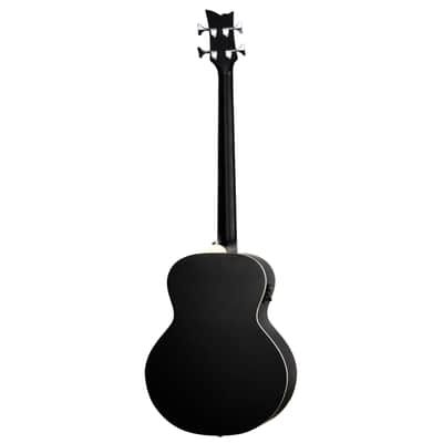 Ortega D7E-SBK-4 Deep Series 7 Spruce Top Mahogany Neck Medium Scale 4-String Acoustic-Electric Bass Guitar image 2