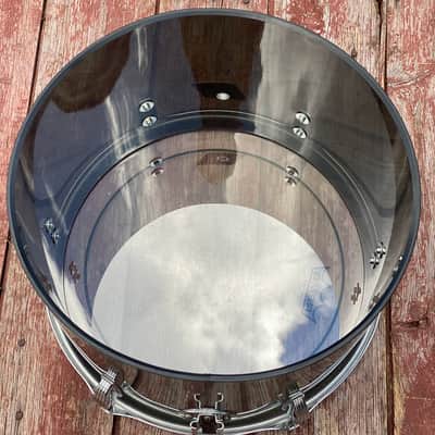 1970’s Vintage Ludwig 9x13" Smoke Vistalite Concert Tom Drum image 8