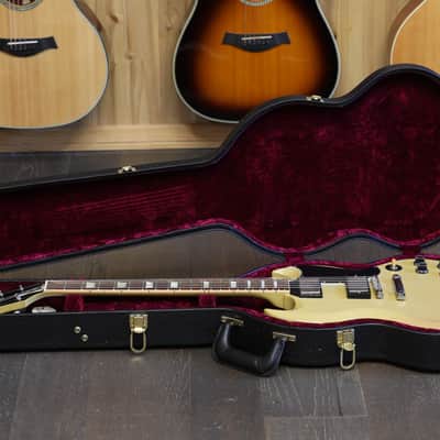 2011 Gibson Custom Shop 61 Reissue SG Electric Guitar TV Yellow + COA OHSC image 22