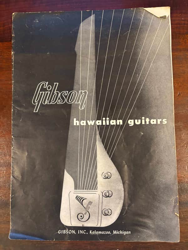 Gibson 1950's gibson hawaiian guitar catalogue 50's image 1
