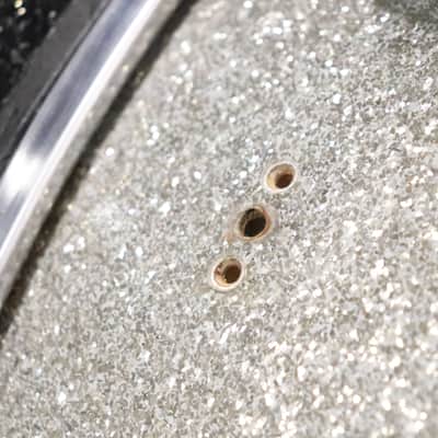 Gretsch Round Badge 3pc Drum kit Set Silver Sparkle 20/14/13" Vintage 1960's image 7