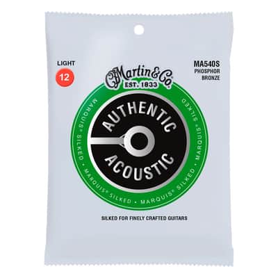 MA540S AUTHENTIC MARQUIS SILKED 92/8 Phosphore Bronze Light 12/54 Martin Strings image 2