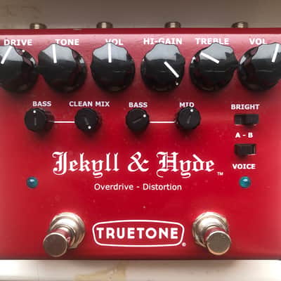 Truetone Jekyll & Hyde Overdrive & Distortion V3 2010s - Red image 2