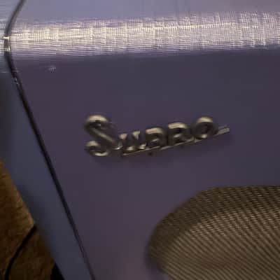 Supro 1822R Delta King 12 15-Watt 1x12" Guitar Combo 2021 - Present - Navy Blue / Black Stripes image 4
