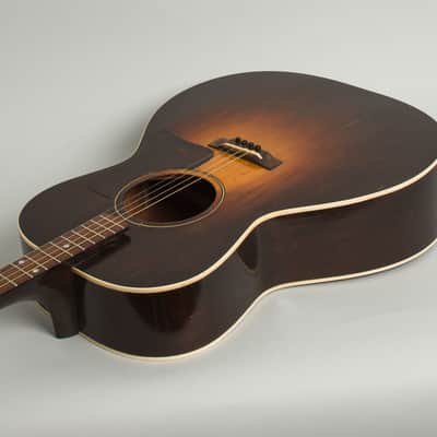 Gibson  TG-1 Flat Top Tenor Guitar (1933), ser. #509 (FON), original black soft shell case. image 7