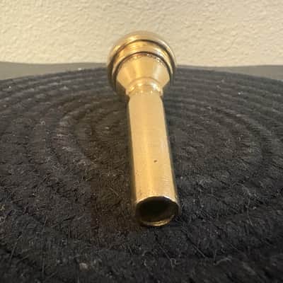 Vintage Rudy Muck Cushion Rim Gold Plated 15S Trumpet Mouthpiece image 3