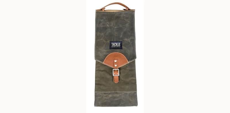 Tackle Waxed Canvas Compact Drum Stick Bag Forrest Green image 1