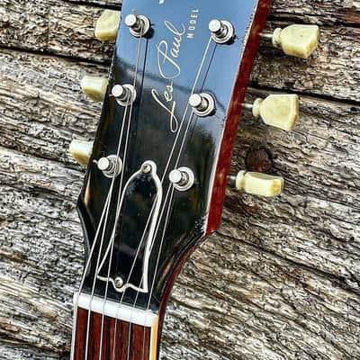 Set of 6 hand aged KLUSON Deluxe tuners, w/bushings and screws, nickel, relic, Les Paul | 59 Parts image 2