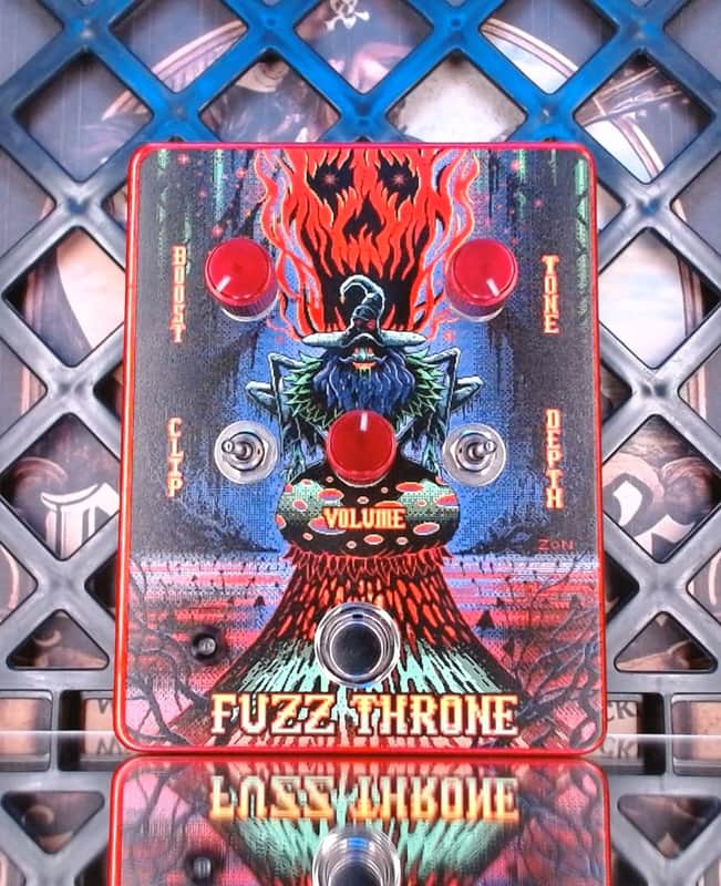 MAGIC PEDALS -3 knob Fuzz Throne- 2026 -#15 Diablo Red Special edition image 1