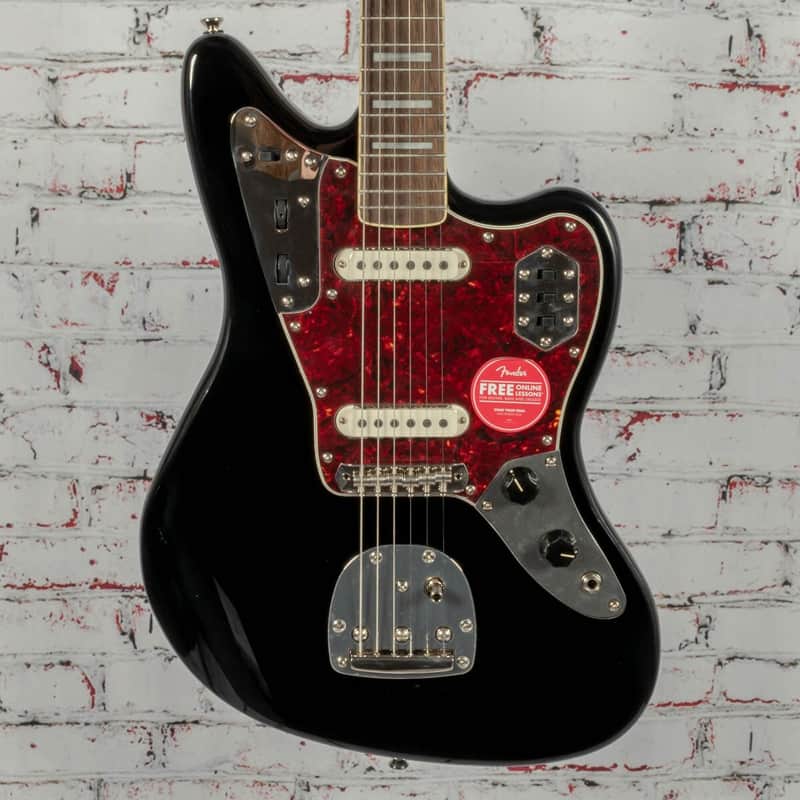 Squier Classic Vibe '70s Jaguar, Laurel Fingerboard, Black image 1