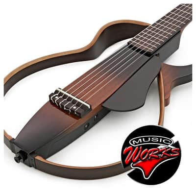 Immagine Yamaha   Slg200 N Tbs Tobacco Brown Sunburst Silent Guitar - 2