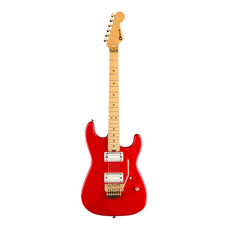 Charvel American Neo-Classic San Dimas SD1 HH FR Maple Fingerboard with Hardshell Gig Bag (Ferrari Red) image 1