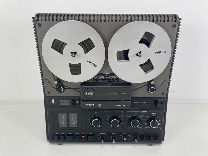Philips - N4504 - 18CM Reel-to-Reel Deck - Serviced (New Belts) image 1