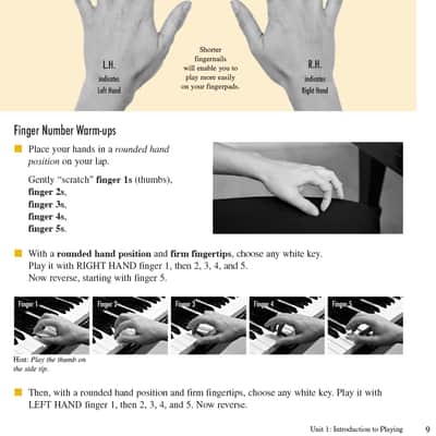 Hal Leonard Piano Adventures Adult all in one piano course book 1 image 6