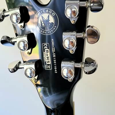 Dean Z Chicago Flame Series Black image 18