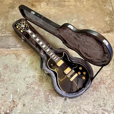 Ibanez 2350 Custom 1977 - Black beauty Les paul Singlecut electric guitar flying fingers original vintage MIJ Japan agent artist