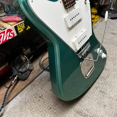 Redeemed Guitars DeVille 2024 - Inverness Green, Jazzmaster meets non-reverse Firebird image 7