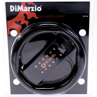 NEW DiMarzio DP138 Virtual Acoustic Soundhole Guitar Pickup w/ Volume - BLACK image 3