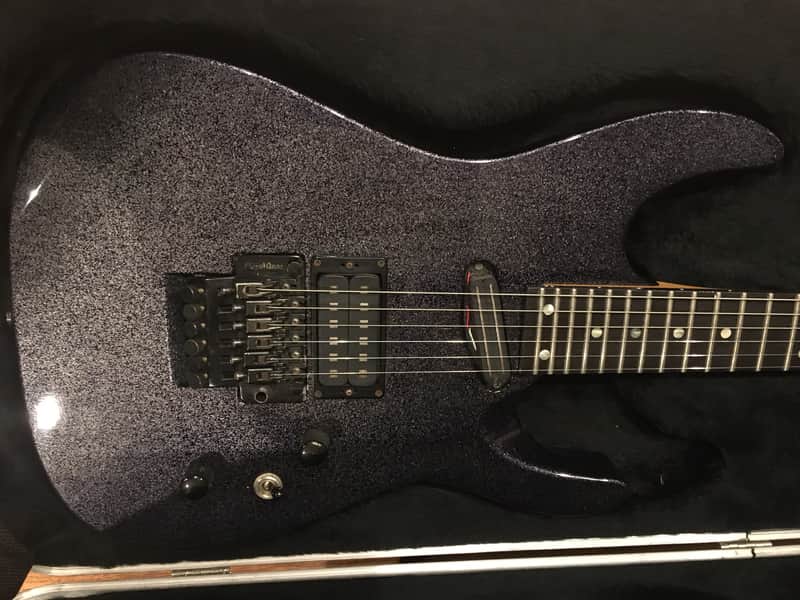 Kramer Pro Axe 1989 Black Sparkle | Reverb