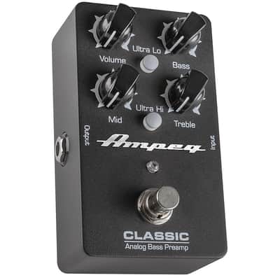 AMPEG CLASSIC ANALOG BASS PREAMP EFFETTO PREAMPLIFICATORE A PEDALE PER BASSO CON EQUALIZZATORE 3 BANDE image 5