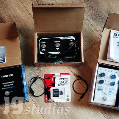 DigiTech SDrum-JamMan Solo XT-FS3X-Sync Cables-SD Card - Like New! image 2