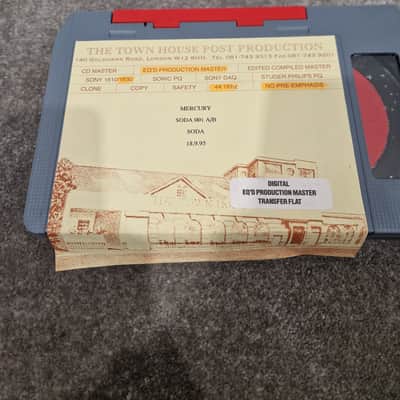 Soda – Britpop Band Collectible Town House DAT Master – Excellent w/ EQ’d Production Label image 3