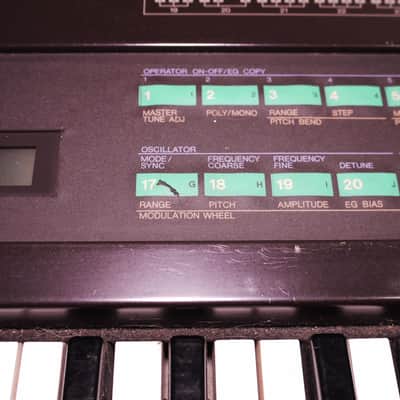 Yamaha DX7 Programmable Algorithm Synthesizer 1983 - 1987 - Black Bild 8