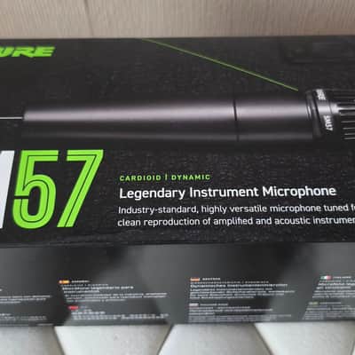 Shure SM57-LCE Cardioid Dynamic Microphone - Black image 6