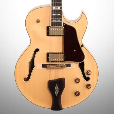 Ibanez LGB30 George Benson Electric Guitar, Natural, with Case image 1