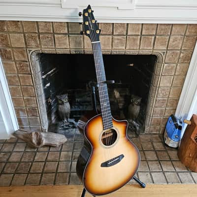 Breedlove Limited Edition Premier Concert CE Brazilian Rosewood 2021 - Amber Edgeburst image 1