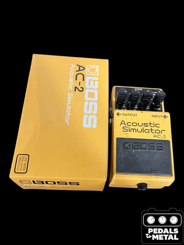 Boss AC-2 Acoustic Simulator (Silver Label) 1997 - 2006 - Yellow - X17181 image 1