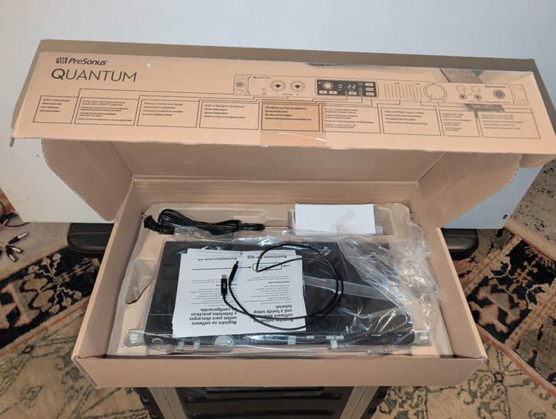 PreSonus Quantum Thunderbolt Audio Interface 2010s - Black image 1